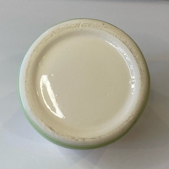 Easter Chick Yellow And Green Ceramic Planter or Candy Dish - Picture 4 of 8